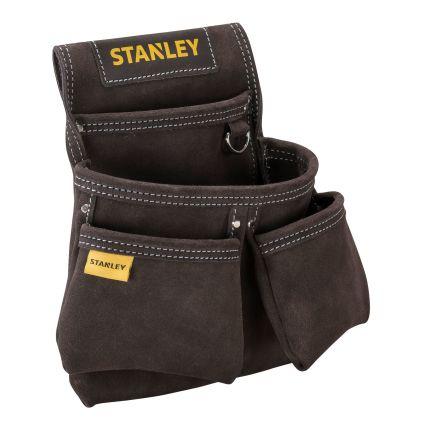 Kapsa na nářadí, Nástrojová zástěra, Kůže 3 kapes Stanley