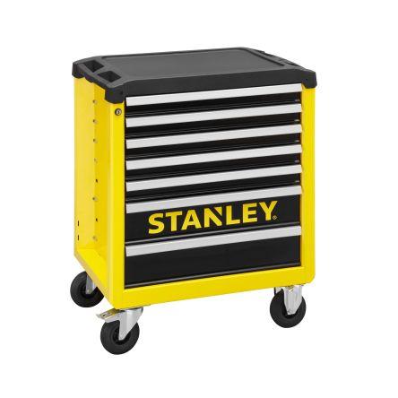 Pojízdná skříňka 7zásuvková Na kolečkách, Vyztužený polypropylen, Kov, výška: 890 mm x 515mm, délka: 735 mm Stanley
