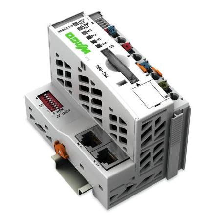 Kontrolér řada 750 Lišta DIN WAGO 2