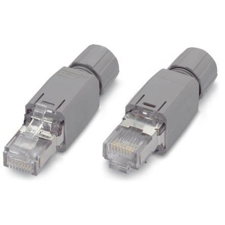 WAGO Konektor RJ45, řada: 750 Vnější Cat6a, počet cest: 8 Mosaz, počet portů: 1portový