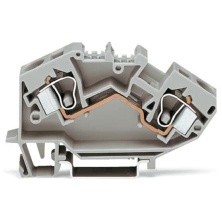 WAGO Svorkovnice 784-601, řada: 784 Šedá 10mm² 1 Klecová svorka CSA