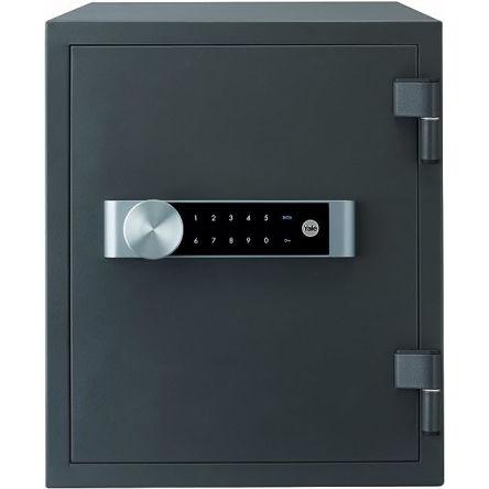 Yale1 Požární trezor, Elektronika, Podlahová, Elektronická kancelářská protipožární skříňka, kapacita: 25.3L, Černá