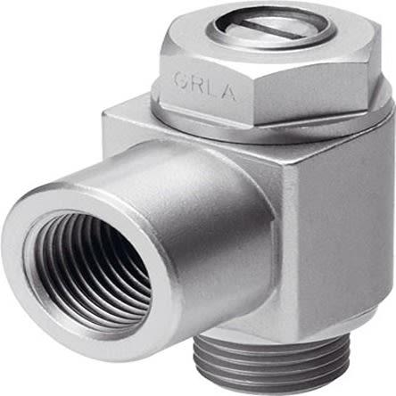 Pneumatický regulační ventil, řada: GRLZ Ruční M3 Metrické, materiál tělesa: Nerezová ocel 175040, teplotní rozsah: 50
