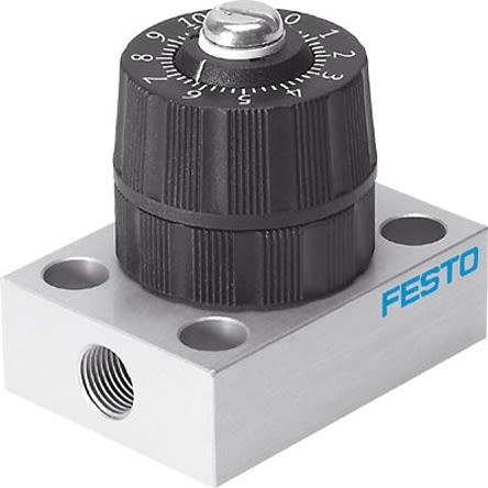 Pneumatický regulační ventil Otočný knoflík 542023, teplotní rozsah: 50 °C, teplotní rozsah: -10 °C Festo