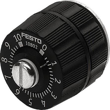 Pneumatický regulační ventil Otočný knoflík 2.5 mm 12961, teplotní rozsah: 50 °C, teplotní rozsah: -5 °C Festo
