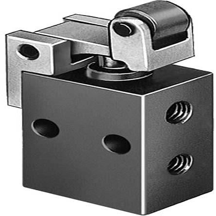 Mechanický ventil, řada: R-3 Páka s válečkem M5 Metrické, materiál tělesa: Tlakově litý zinek 3629, teplotní rozsah: +60