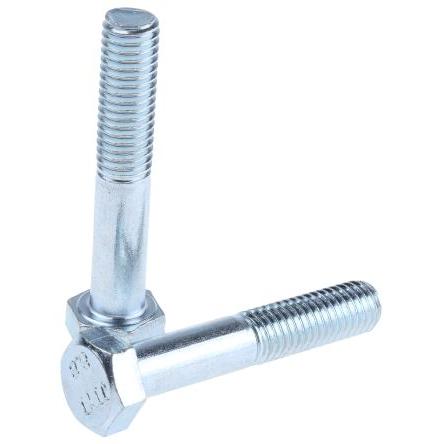 RS PRO Šroub s vnitřním šestihranem, Leskle pozinkovaný, Ocel, M8, délka: 45 mm