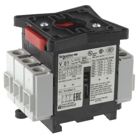 Schneider Electric Odpínač, řada: TeSyS Vario 3pólový 20 A 11A