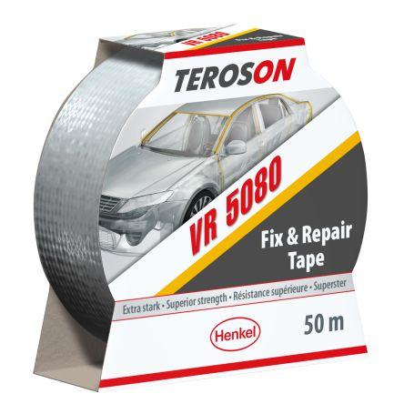 Páska na potrubí, Metalická šedá, délka: 25 m x 50mm x 0.226 mm TEROSON VR 5080 Teroson, název: VR5080 Polyetylen