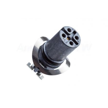 Kulatý konektor, počet kontaktů: 4, velikost: M12 Amphenol Industrial, pohlaví kontaktu: Vnitřní, orientace těla: 180°