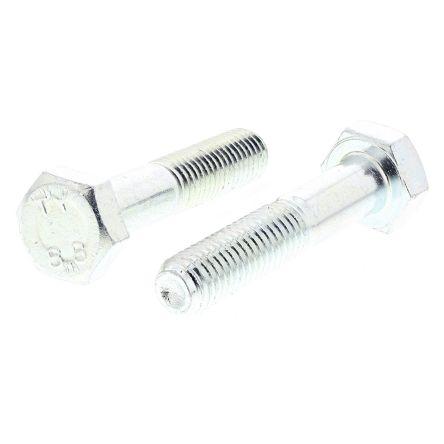 RS PRO Šroub s vnitřním šestihranem, Leskle pozinkovaný, Ocel, M10, délka: 50 mm