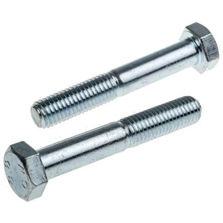 RS PRO Šroub s vnitřním šestihranem, Leskle pozinkovaný, Ocel, M12, délka: 75 mm