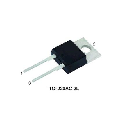 Vishay Usměrňovací a Schottkyho diody VS-3C06ET07T-M3 Schottkyho dioda 6 A 650 V, TO-220AC 2L, počet kolíků: 3 kolíkový