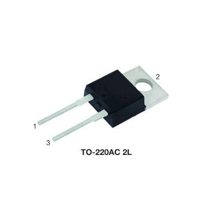 Vishay Usměrňovací a Schottkyho diody VS-3C10ET07T-M3 10 A 650 V, TO-220AC 2L, počet kolíků: 3 kolíkový
