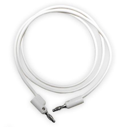 Mueller Electric Zkušební vodič, Bílá 15A, délka kabelů: 1.2 m, 1kV, Polyvinylchlorid
