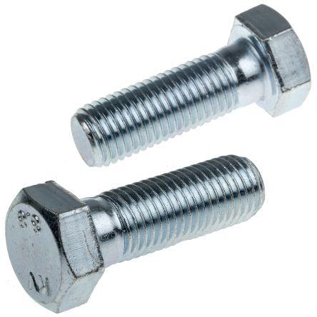 RS PRO Šroub s vnitřním šestihranem, Leskle pozinkovaný, Ocel, M20, délka: 65 mm