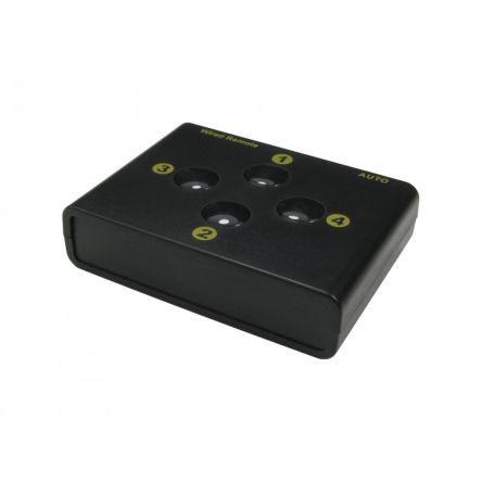 Přepínač KVM, 3,5 mm stereo 4portový USB, počet zobrazení: 4 4 NewLink, video připojení: Display Port 4000