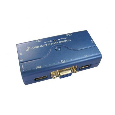 Přepínač KVM 2portový USB, počet zobrazení: 2 2 NewLink, video připojení: VGA, USB 2048 x 1536 pixel