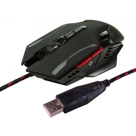 Myš Ergonomický 7tlačítková, Kabelový, USB Optické, Černá NewLink, model: NLMS-GM01
