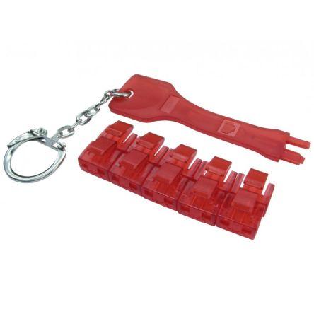 Zástrčka RJ, řada: NLRJ45-PB, Blokátory portů RJ45, pro použití s: RJ45 NewLink