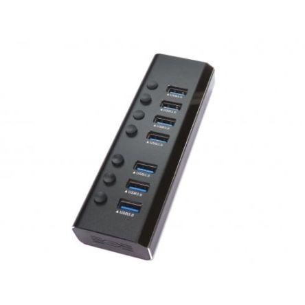 Rozbočovač USB NLUSB3-7AL, standard: USB 3.0 USB, počet portů USB: 7 USB 167 mm NewLink
