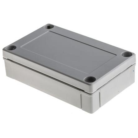 Fibox Pouzdro, řada: MNX IP67, IP66 Nestíněný barva Šedá barva Šedá Polykarbonát 130 mm 35 mm 80 mm