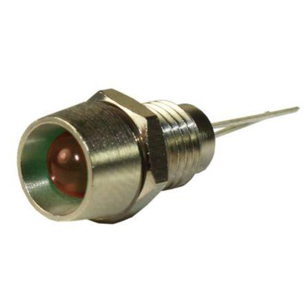 Indikátor pro montáž do panelu, řada: 513 Červená, typ žárovky: LED Kabel CAMDENBOSS 5V 8 mm
