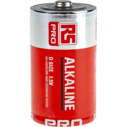 Baterie D RS PRO 1.5 V Alkalické LR20 16 Ah RS PRO
