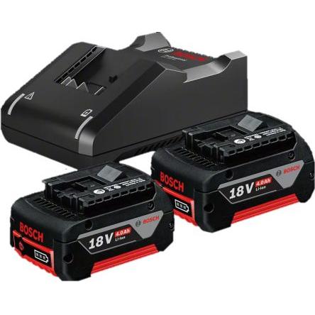 Baterie a nabíječka 1600A019S1, 4 Ah 18V, pro použití s: Profesionální 18V nářadí a nabíječky Bosch Bosch