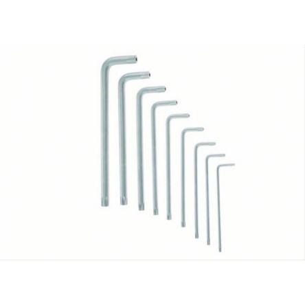 Klíč Torx, počet kusů: 9 tvar Šestihranný Metrické 10 mm, 15 mm, 20 mm, 25 mm, 27 mm, 30 mm, 40 mm, 45 mm, 50 mm,