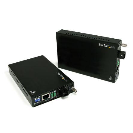 StarTech.com Ethernetový převodník médií, Jediný režim, Plný duplex, RJ45, 200Mbps, přenosová vzdálenost: 20 km