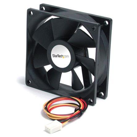 StarTech.com Axiální ventilátor, průtok vzduchu: 21.46 cfm 12V dc 2.4 in 0.8in 2.4 in