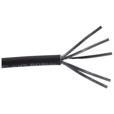 Ovládací kabel, řada: OLFLEX ROBUST 210 5žilový 18 AWG Termoplastický elastomer plášť Lapp Nestíněný 50 m, Černá
