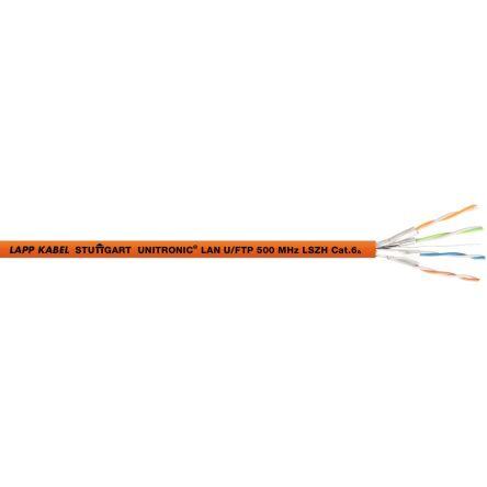 Lapp Cat6a Ethernetové kabely, Slonovinová, Polyvinylchlorid, A: Neuzavřený, 700V 100 m Vnější, B: Bez koncovky Vnější,