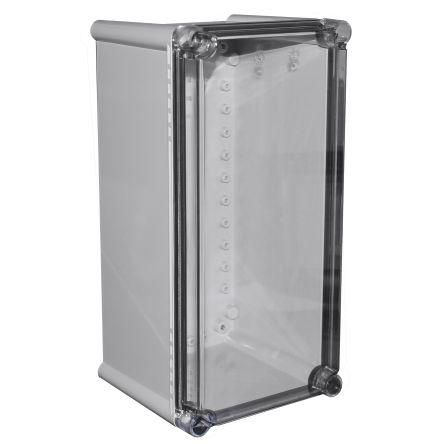 CAMDENBOSS Univerzální skříň, řada: X7 IP67 Nestíněný barva Šedá IK08 barva Čirá ABS 380 mm 130 mm 190 mm