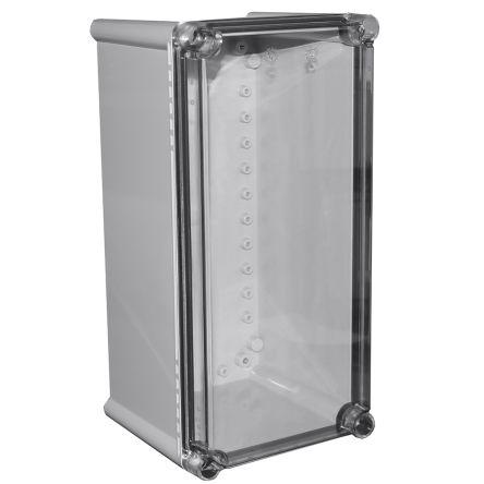CAMDENBOSS Univerzální skříň, řada: X7 IP67 Nestíněný barva Šedá IK08 barva Čirá ABS 380 mm 180 mm 190 mm