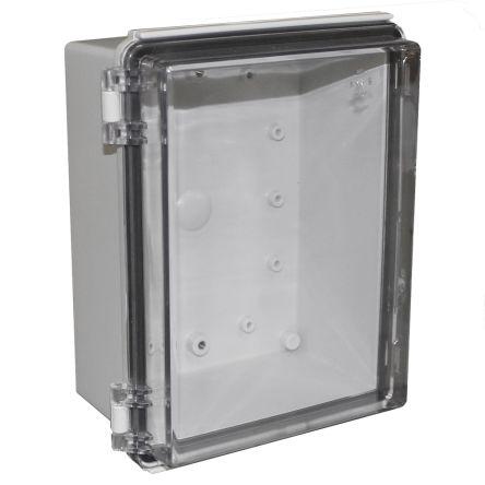 CAMDENBOSS Univerzální skříň, řada: X8 IP67 Nestíněný barva Šedá IK08 barva Čirá ABS 220 mm 105 mm 170 mm