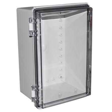 CAMDENBOSS Univerzální skříň, řada: X8 IP67 Nestíněný barva Šedá IK08 barva Čirá ABS 300 mm 150 mm 200 mm