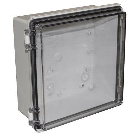 CAMDENBOSS Univerzální skříň, řada: X8 IP67 Nestíněný barva Šedá IK08 barva Čirá ABS 210 mm 100 mm 210 mm