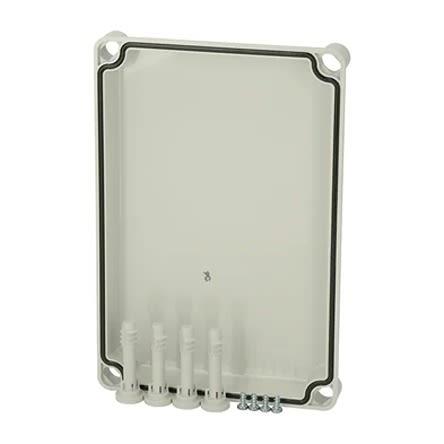 Kryt, řada: EKJ Fibox, Polykarbonát Kryt 280 mm, délka: 280 mm 190mm