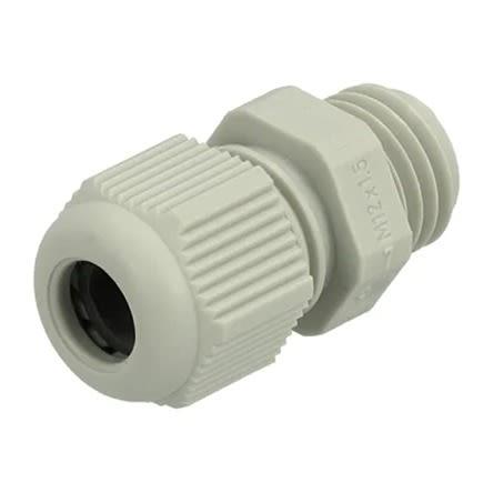 Kabelová průchodka, řada: GPA GPA M12 Světle šedá, IP68 M12 Fibox 3 mm až 6 mm