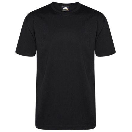 Orn Tričko RoHS Exempt, Černá, 35 % bavlna, 55 % polyester, řada: Goshawk Deluxe Krátký rukáv L