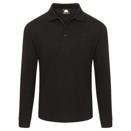 Orn 1170 Černá Polyester, Bavlna Polokošile M