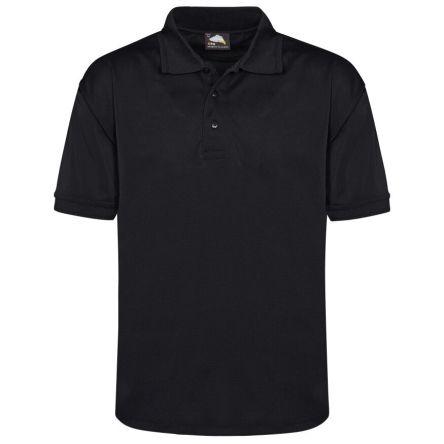Orn 1190 Černá 100% polyester Polokošile XL
