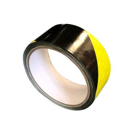 Výstražná páska, Černá, Žlutá 380mm, délka: 33 m Ecospill Ltd