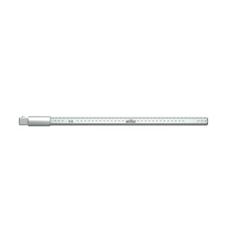 Wiha Bit šroubováku, Chrom-vanadová ocel, typ hlavice: Čtvercový, 1/4 Inch, 1/4 in, celková délka: 150 mm