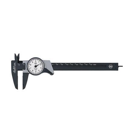 Kalibr 150 mm 27082 Kruhová stupnice, rozlišení: 0.1 mm, Metrické, typ displeje: Analogové Wiha