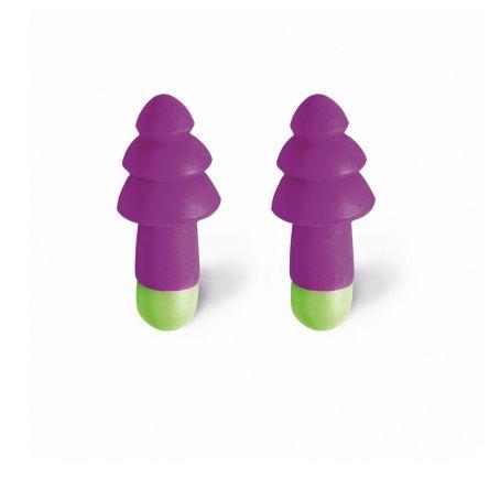 Moldex Ušní zátky, řada: Rockets Cord Opakovaně použitelné, Purpurová, Termoplastický elastomer 29 dB CE, EN 352-2 50