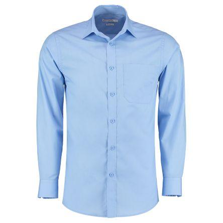 Kustom Kit KK142 Světle modrá Polyester Košile 44 in