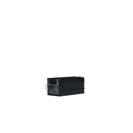 Zásuvková jednotka 1 Průhledné, Černá Polystyren Průhledné zásuvky 56 mm x 56mm x 133 mm RS PRO